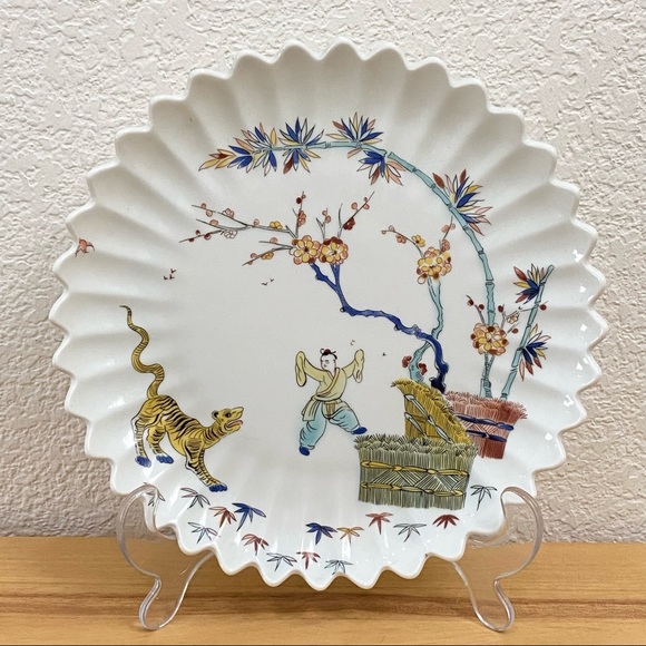 Vintage Limoges France Metropolitan Museum of Art Soft Paste Porcelain Plate - Picture 1 of 11